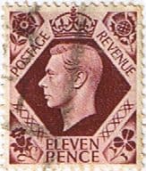 Great Britain 1937 King George VI Head SG 474a Fine Used