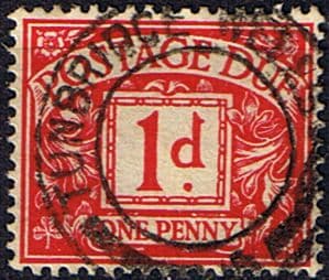 Great Britain 1937 Post Due SG D 28 Fine Used