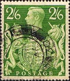 Great Britain 1939 King George VI Head High Values SG 476a Fine Used