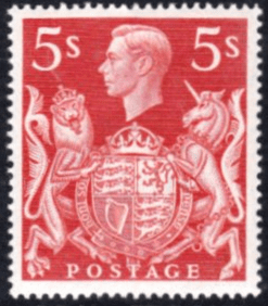 Great Britain 1939 King George VI Head High Values SG 477 Fine Mint