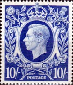 Great Britain 1939 King George VI Head High Values SG 478a Fine Mint