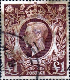 Great Britain 1939 King George VI Head High Values SG 478b Fine Used