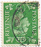 Great Britain 1941 King George VI Head SG 485wi Inverted Watermark Fine Used