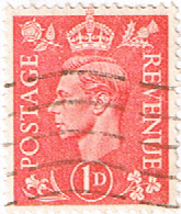 Great Britain 1941 King George VI Head SG 486 Fine Used
