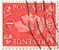 Great Britain 1941 King George VI Head SG 486a Sideways Watermark Fine Used