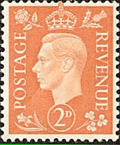 Great Britain 1941 King George VI Head SG 488 Fine Mint