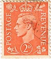 Great Britain 1941 King George VI Head SG 488 Fine Used