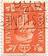 Great Britain 1941 King George VI Head SG 488wi Inverted Watermark Fine Used