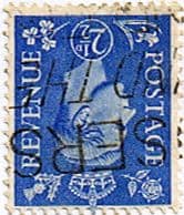 Great Britain 1941 King George VI Head SG 489wi Inverted Watermark Fine Used