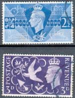 Great Britain 1946 Victory Issue Set Fine Used