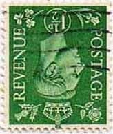 Great Britain 1950 King George VI Head SG 505wi Inverted Watermark Fine Used