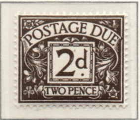 Great Britain 1955 Post Due SG D 49 Fine Mint