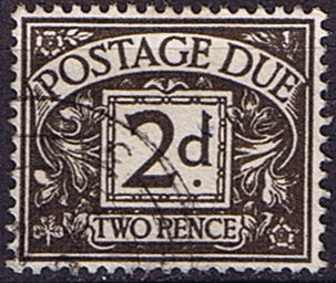 Great Britain 1955 Post Due SG D 49 Fine Used