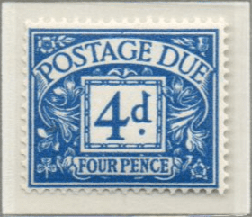 Great Britain 1955 Post Due SG D 51 Fine Mint