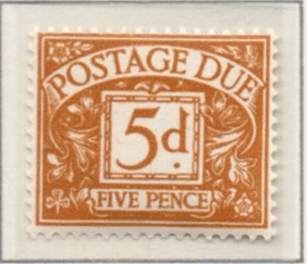 Great Britain 1955 Post Due SG D 52 Fine Mint