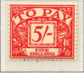 Great Britain 1955 Post Due SG D 55 Fine Mint