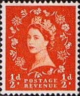 Great Britain 1955 Queen Elizabeth II Definitive SG 540 Fine Mint