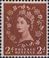 Great Britain 1955 Queen Elizabeth II Definitive SG 543 Fine Mint