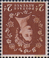 Great Britain 1955 Queen Elizabeth II Definitive SG 543b wi Fine Mint