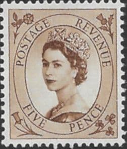 Great Britain 1955 Queen Elizabeth II Definitive SG 547 Fine Mint