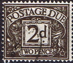 Great Britain 1959 Post Due SG D 59 Fine Used