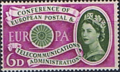Great Britain 1960 European Postal and Telecommunications SG 621 Fine Mint