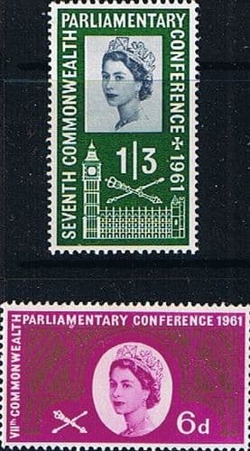 Great Britain 1961 Commonwealth Parliamentary Conference Set Fine Used