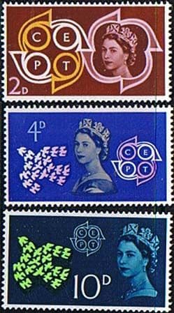 Great Britain 1961 Europa Set Fine Mint