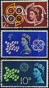 Great Britain 1961 Europa Set Fine Used