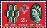 Great Britain 1962 National Productivity Year Phosphor SG 631p Fine Mint