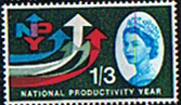 Great Britain 1962 National Productivity Year Phosphor SG 633p Fine Mint