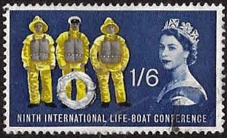 Great Britain 1963 9th International Lifeboat Conference Phosphoros SG 641p Fine Used