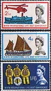 Great Britain 1963 International Lifeboat Conference Phosphoros Set Fine Mint