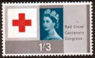 Great Britain 1963 Red Cross Centenary Phosphor Bands SG 644 Fine Mint