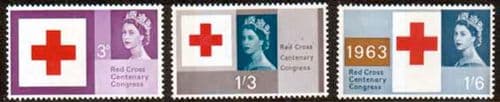 Great Britain 1963 Red Cross Centenary Set Fine Mint