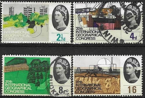 Great Britain 1964 20th International Geographical Congress Set Fine Used