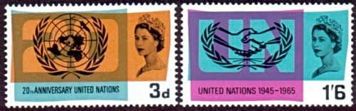 Great Britain 1965 United Nations ICY Set Fine Mint