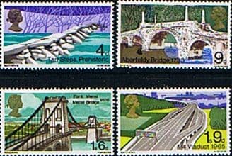 Great Britain 1968 British Bridges Set Fine Mint