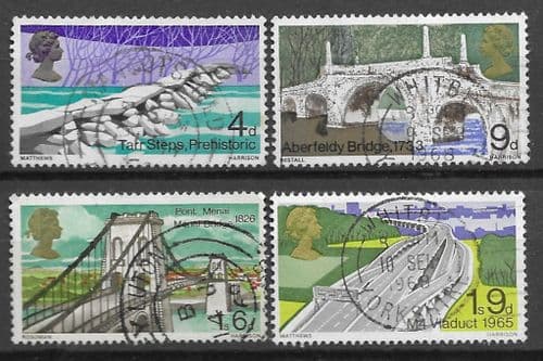 Great Britain 1968 British Bridges Set Fine Used