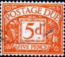 Great Britain 1969 Postage Due SG D 72 Fine Used