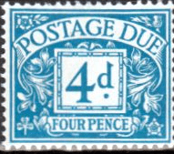 Great Britain 1969 Postage Due SG D75 Fine Mint
