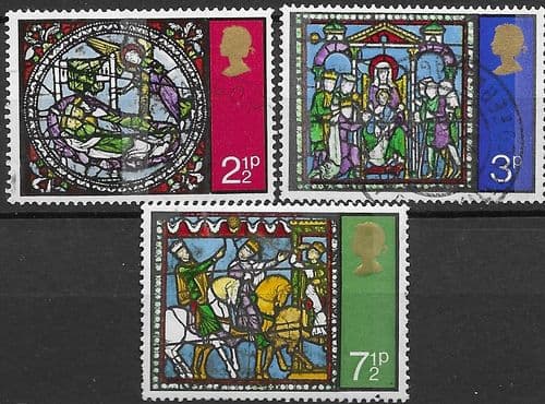 Great Britain 1971 Christmas Set Fine Used
