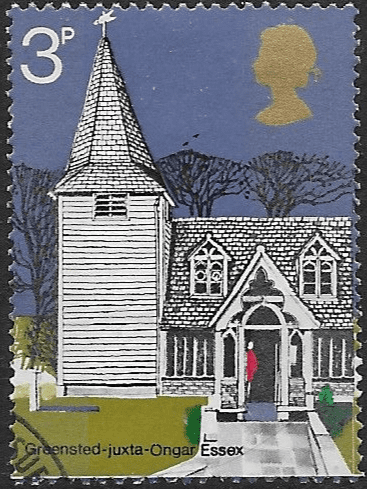 Great Britain 1972 British Architecture Village Churches SG 904 Fine Used