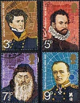 Great Britain 1972 British Polar Explorers Set Fine Used
