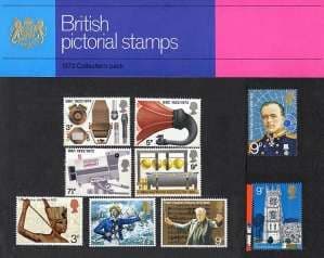 Great Britain 1972 Collectors Pack Fine Mint