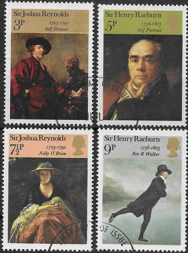 Great Britain 1973 British Paintings Set Fine Used