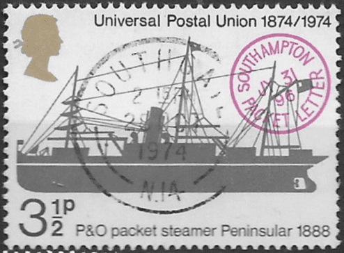 Great Britain 1974 Centenary of Universal Postal Union SG 954 Fine Used