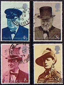 Great Britain 1974 Churchill Set Fine Used