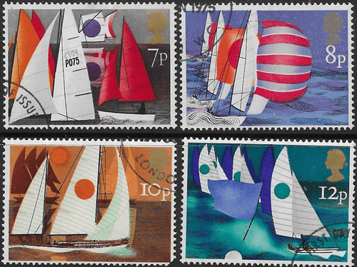 Great Britain 1975 Sailing Yachts Set Fine Used
