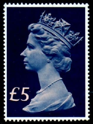 Great Britain 1977 High Values £5 SG 1028 Fine Mint